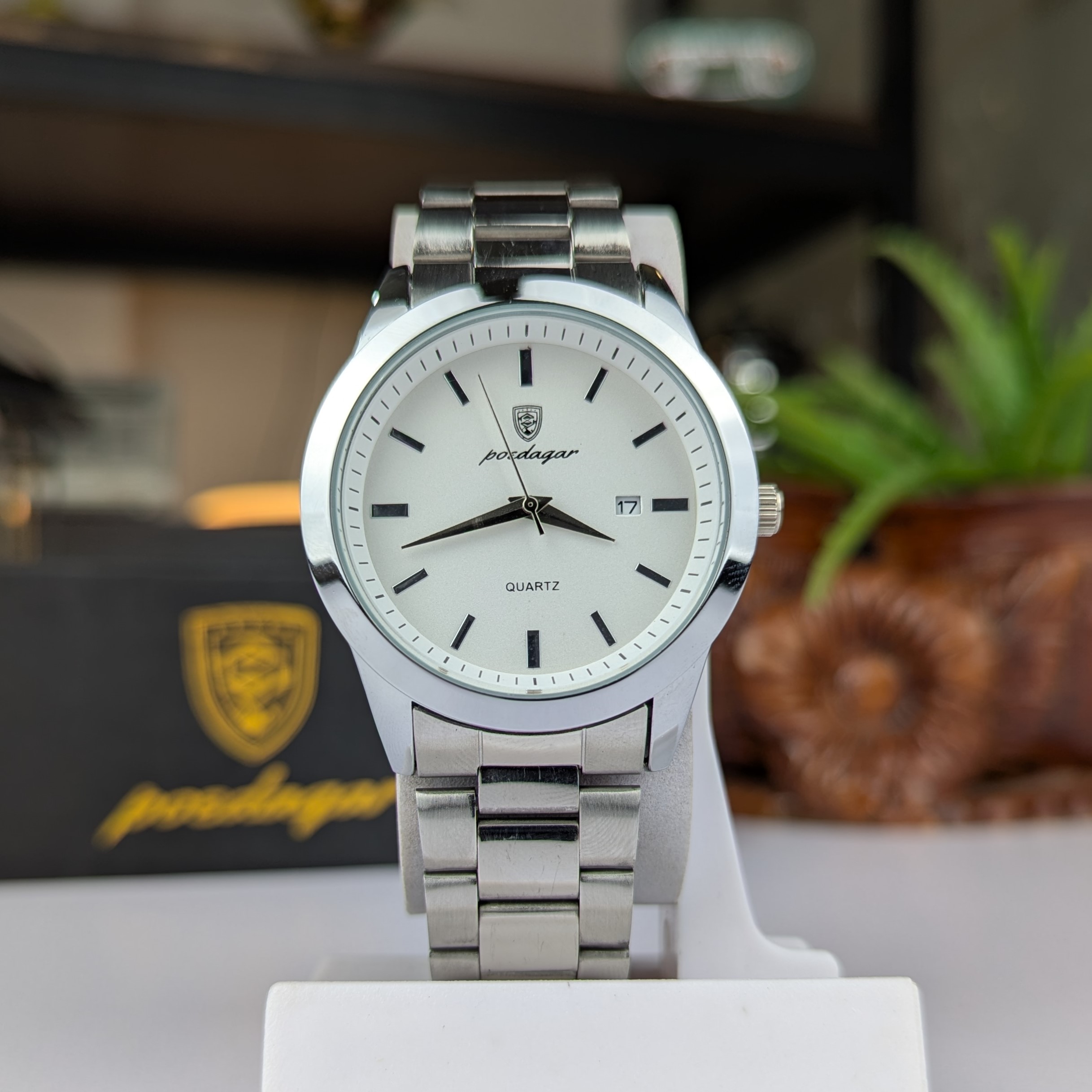 POEDAGAR 2937 Luxury Man Wrist Watch (City Lock) – Premium Stainless Steel Watch (Code: 11269)