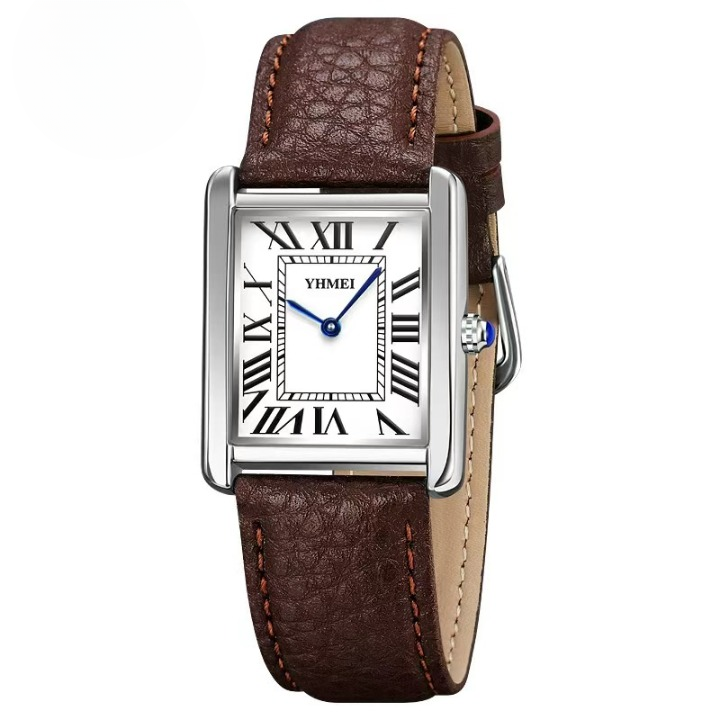 YHMEI 8217 Premium Leather Strap Watch – Stylish Analog Watch for Men (Code: 12756)